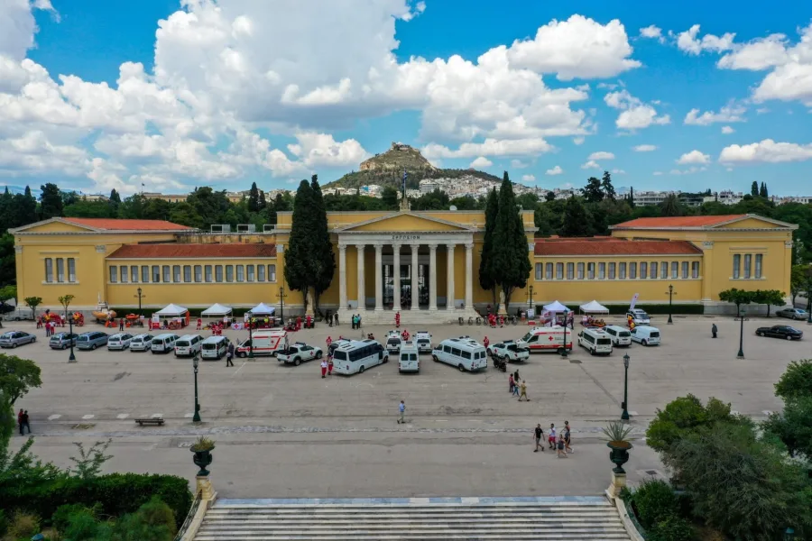Εκδήλωση του Ελληνικού Ερυθρού Σταυρού στο Ζάππειο Μέγαρο.