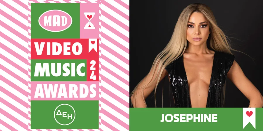 Η Josephine σε προωθητική εικόνα για τα Mad Video Music Awards 2024.