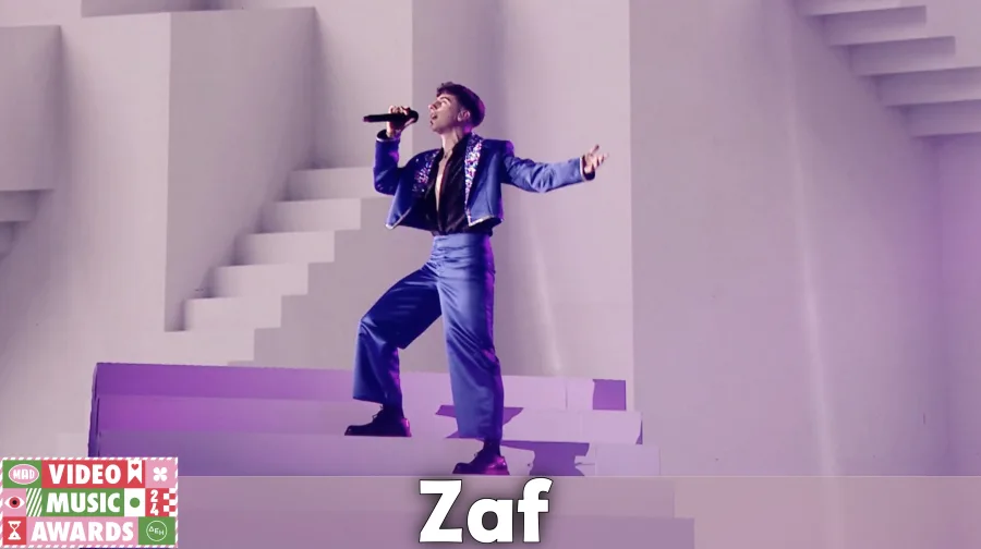 Ο Zaf στη σκηνή των Mad VMA 2024