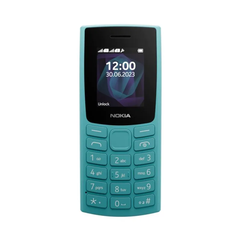 Κινητό τηλέφωνο Nokia 105 σε γαλάζιο χρώμα.