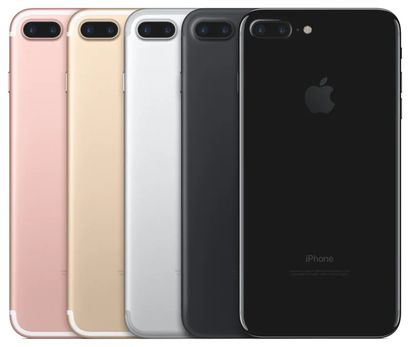 Πέντε iPhone 7 Plus σε διαφορετικά χρώματα