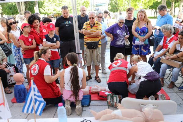Ελληνικός Ερυθρός Σταυρός: Γιόρτασε την Παγκόσμια Ημέρα Πρώτων Βοηθειών με μεγάλη δράση για μικρούς και μεγάλους