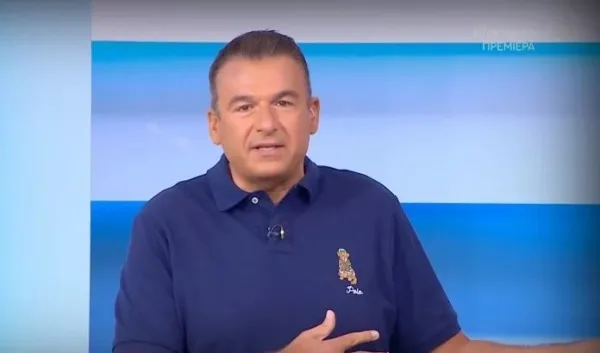 Ο Γιώργος Λιάγκας στο πλατό της εκπομπής «Το Πρωινό».