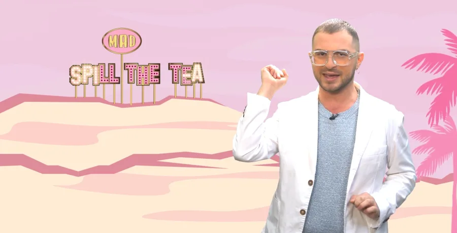 Ο Αντρέας Ζωίτσας στην εκπομπή Spill The Tea του MAD.