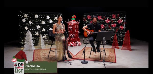 NOT ON SANTA’S LIST: Evangelia unplugged “Fotia” (Trilingual Version)