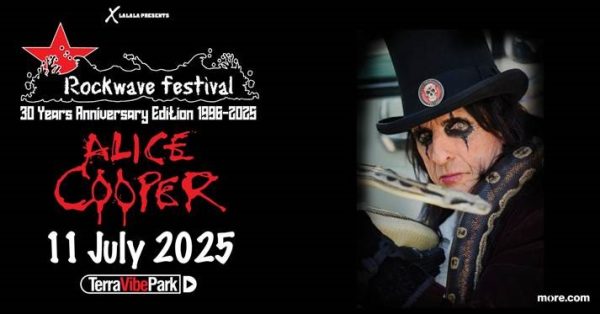 Rockwave Festival: Ο Alice Cooper, έρχεται για μια ανεπανάληπτη βραδιά γεμάτη μουσική, θέατρο, σοκ & δέος