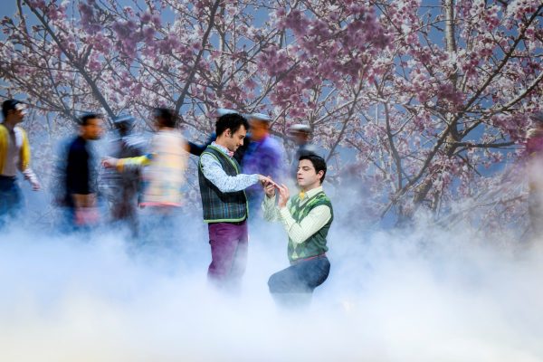 Σκηνή από τη θεατρική παράσταση Η Κληρονομιά μας.