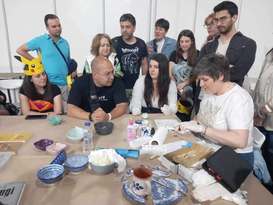 Εργαστήριο ιαπωνικής τέχνης Kintsugi στο 4ο Japan Festival.