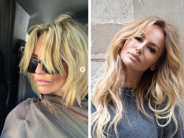 Η Adriana Karembeu έκοψε τα μαλλιά της κοντό ασύμμετρο καρέ και πολύ της πάει