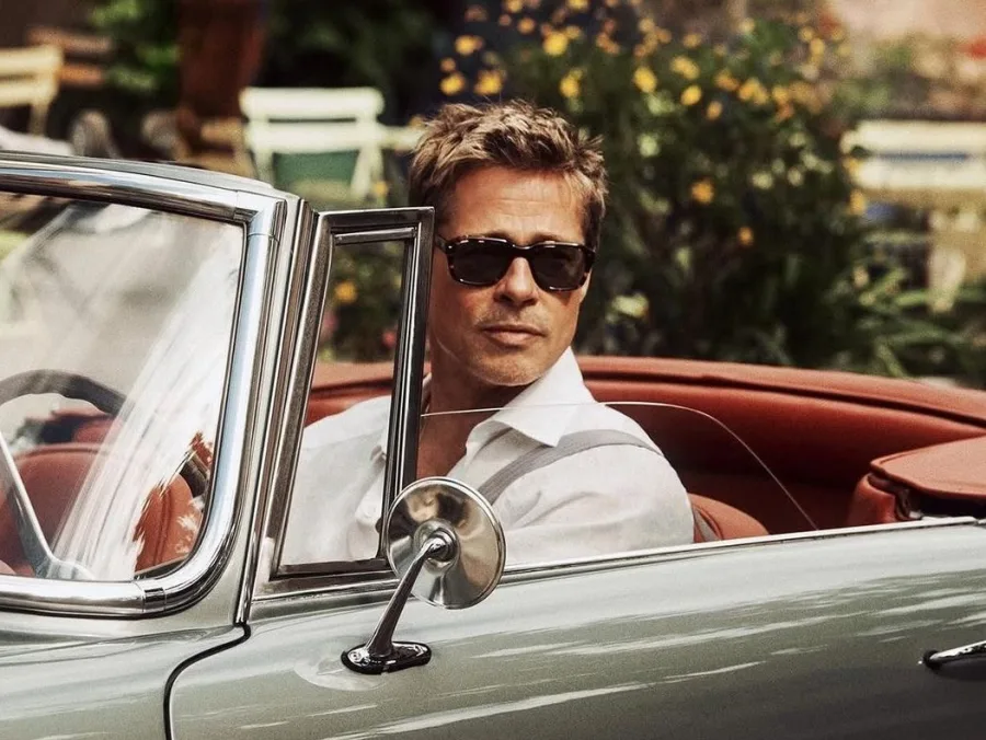 Πορτρέτο του ηθοποιού Brad Pitt από τον επίσημο λογαριασμό του στο Instagram.