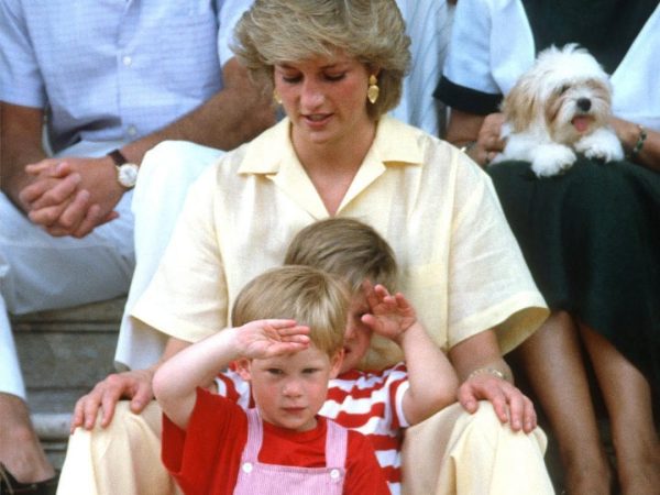 Η Πριγκίπισσα Diana με τον γιο της, Πρίγκιπα William, από την έκθεση Princess Diana Exhibition.