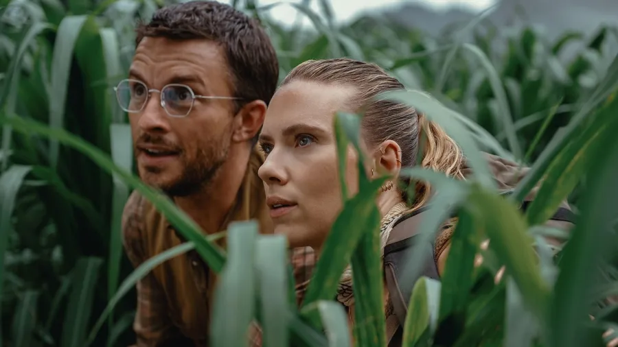 Επίσημο λογότυπο ή σκηνή από την ταινία Jurassic World Rebirth που κυκλοφορεί το 2025.