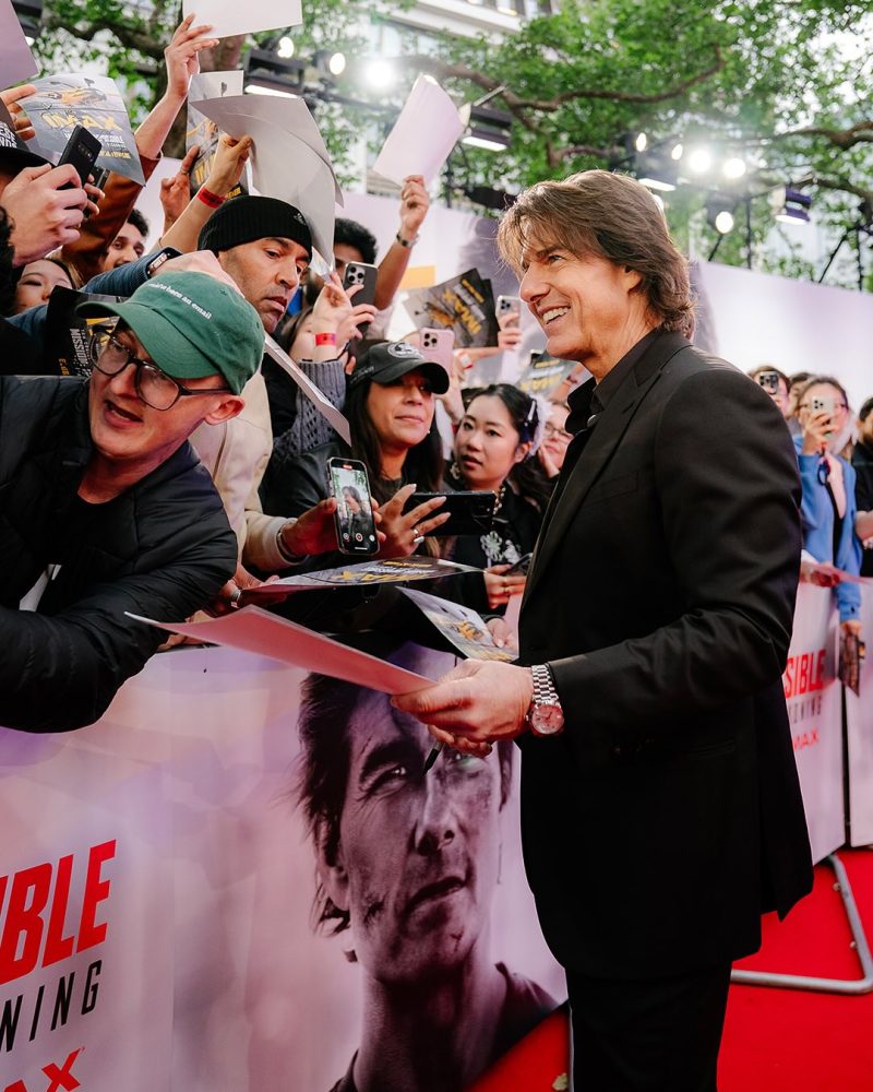 Ο ηθοποιός Tom Cruise σε φωτογραφία από το επίσημο προφίλ του στο Instagram.