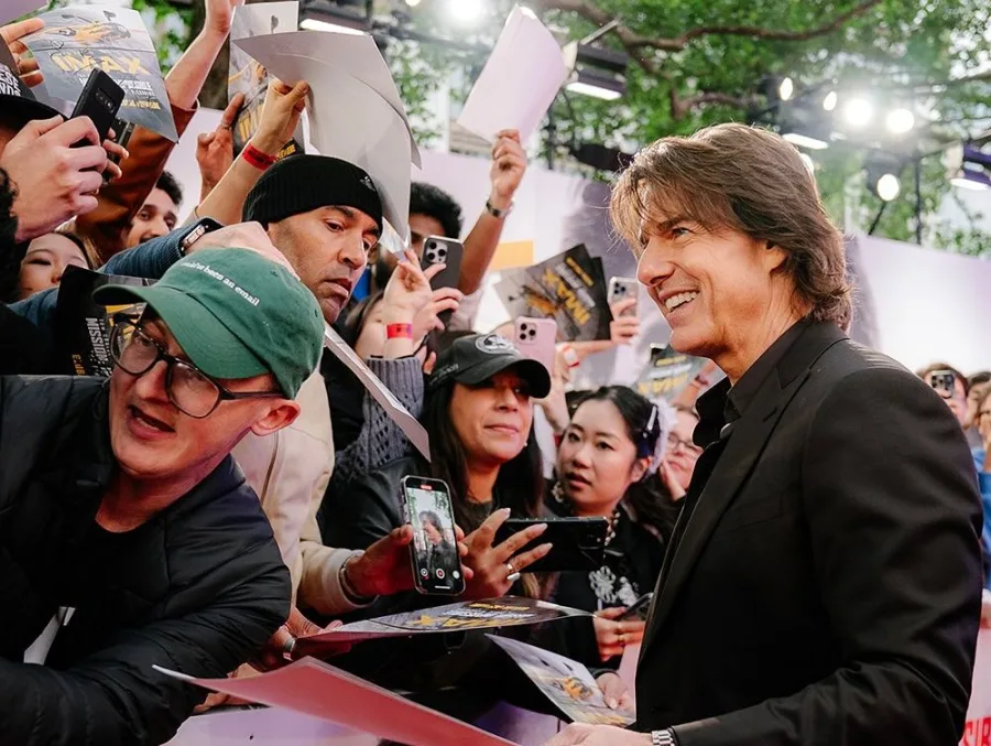 Ο ηθοποιός Tom Cruise σε φωτογραφία από το επίσημο προφίλ του στο Instagram.