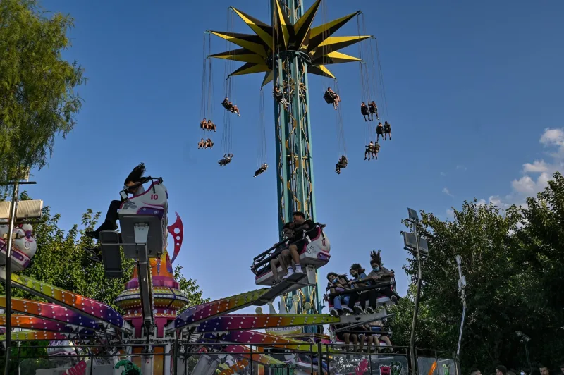 Άποψη του ψυχαγωγικού πάρκου Allou! Fun Park που ανακοίνωσε την οριστική αναστολή της λειτουργίας του.