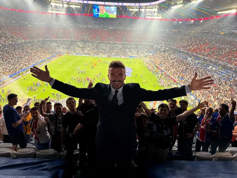Ο David Beckham σε φωτογραφία από τον προσωπικό του λογαριασμό στο Instagram.