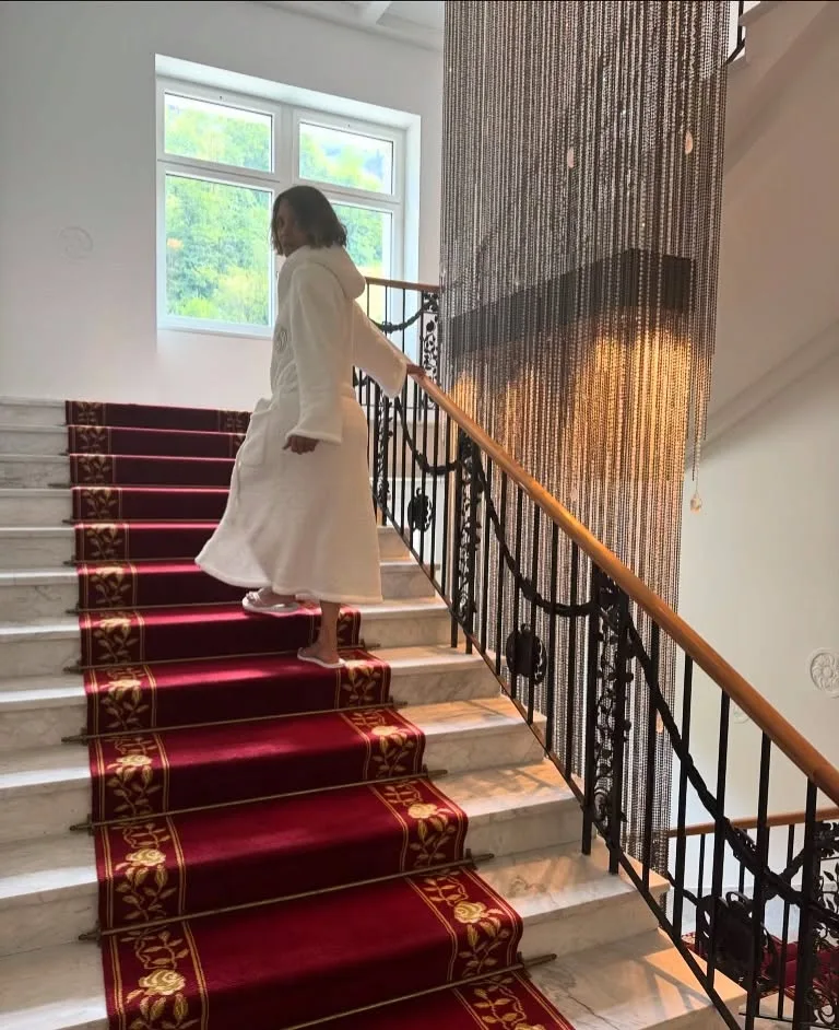 Η Halle Berry απολαμβάνει τις διακοπές της στο Park Hotel Vitznau στην Ελβετία.
