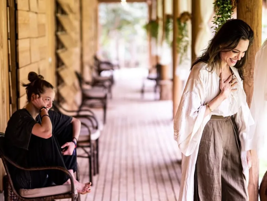 Πορτρέτο της Angelina Jolie από τον επίσημο λογαριασμό της στο Instagram.