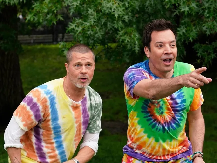 Ο Brad Pitt και ο Jimmy Fallon σε μια επική κόντρα από το The Tonight Show.