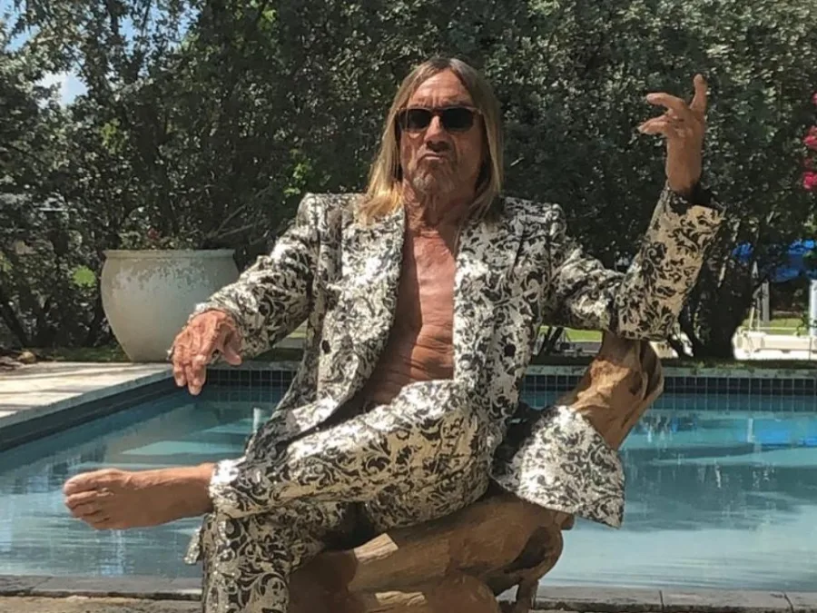Ο Iggy Pop σε φωτογραφία από τον επίσημο λογαριασμό του στο Instagram.