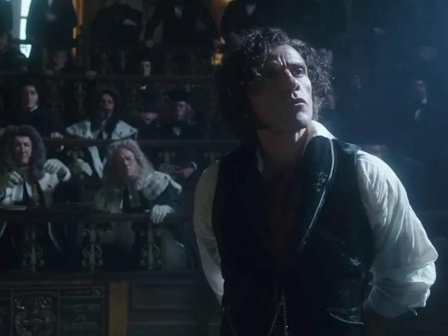 Ο ηθοποιός Jacob Elordi ως το τέρας του Frankenstein στη νέα ταινία του Guillermo del Toro.