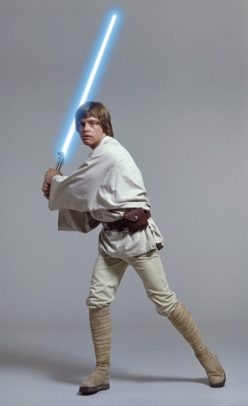 Ο Mark Hamill ως Luke Skywalker στην ταινία Star Wars: Μια Νέα Ελπίδα (1977).