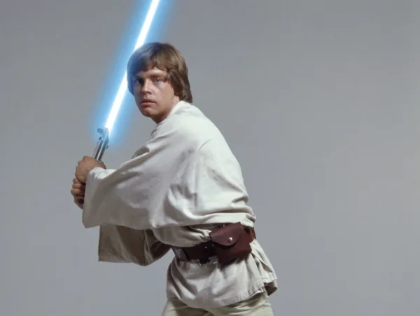 Ο Mark Hamill ως Luke Skywalker στην ταινία Star Wars: Μια Νέα Ελπίδα (1977).
