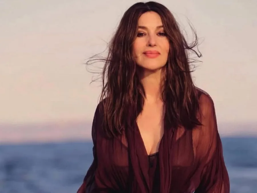 Η Monica Bellucci σε φωτογραφία από τον επίσημο λογαριασμό της στο Instagram για την ταινία Ketticè.