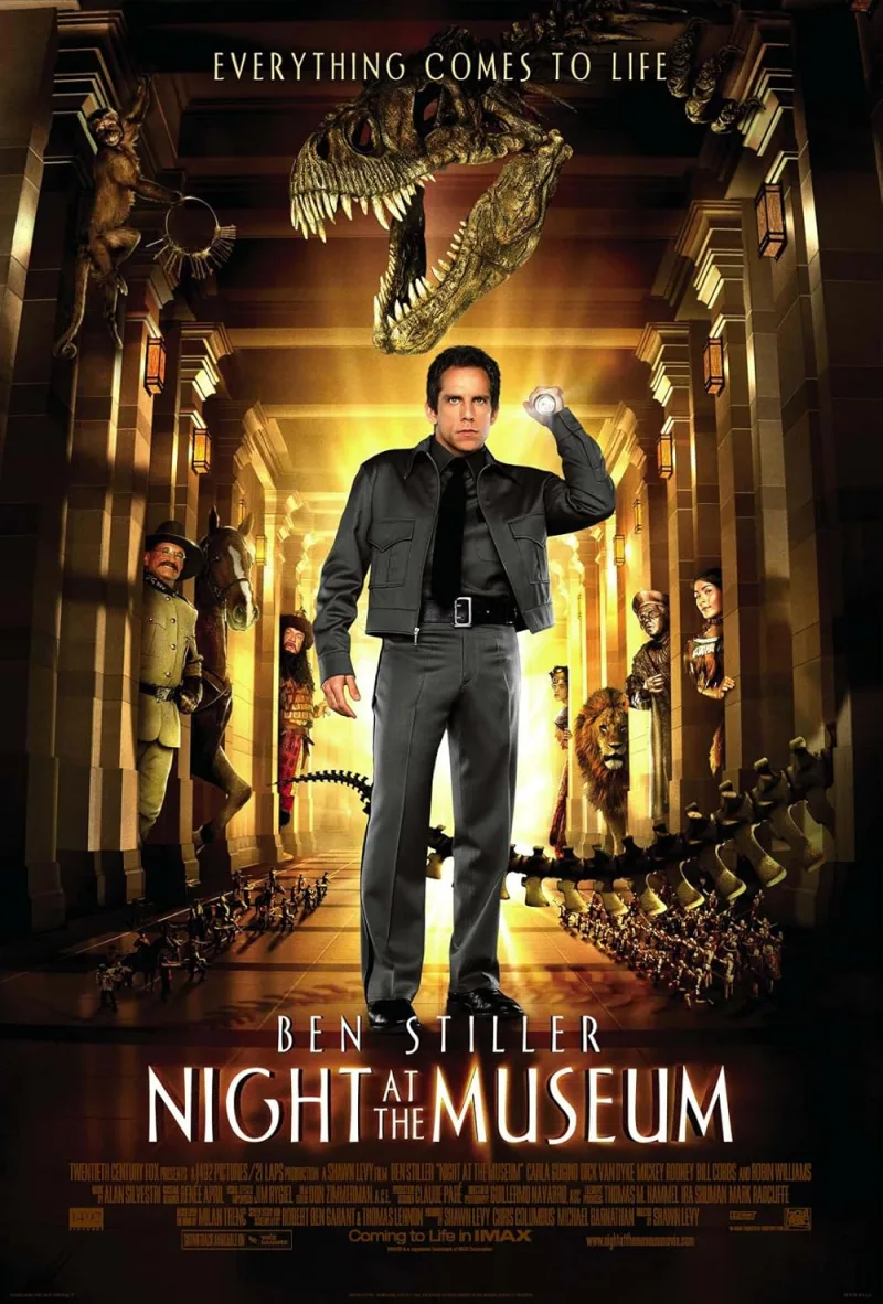 Ο Ben Stiller στην ταινία Night at the Museum, η οποία επιστρέφει με reboot 20 χρόνια μετά.