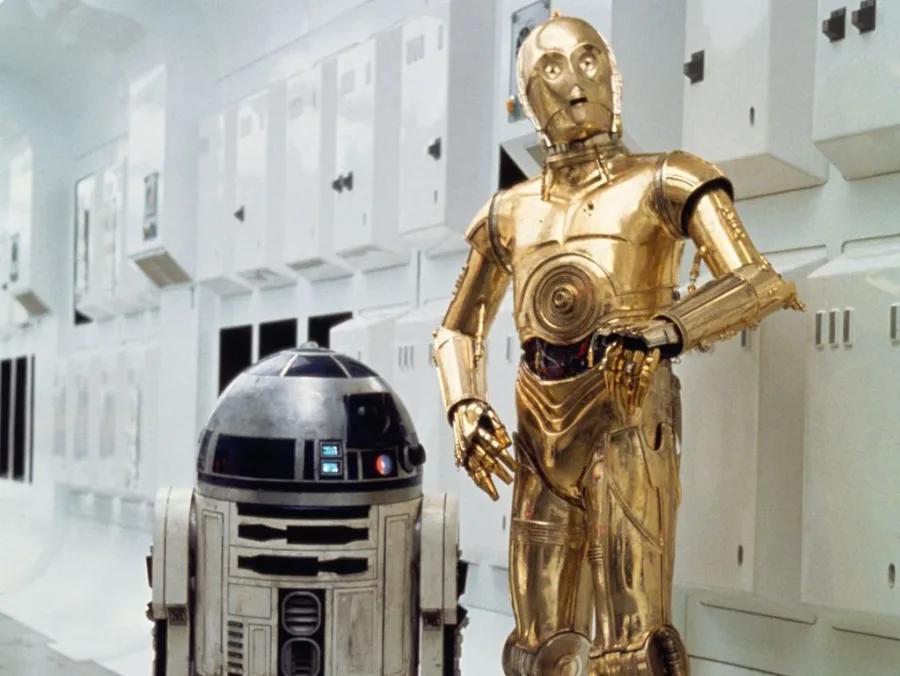 Αφίσα της ταινίας Star Wars Episode IV – A New Hope (1977) από την έκθεση συλλεκτικών αντικειμένων στο Lynn Museum.