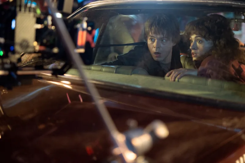 Το λογότυπο του Netflix για την ανακοίνωση της 5ης σεζόν της σειράς Stranger Things.