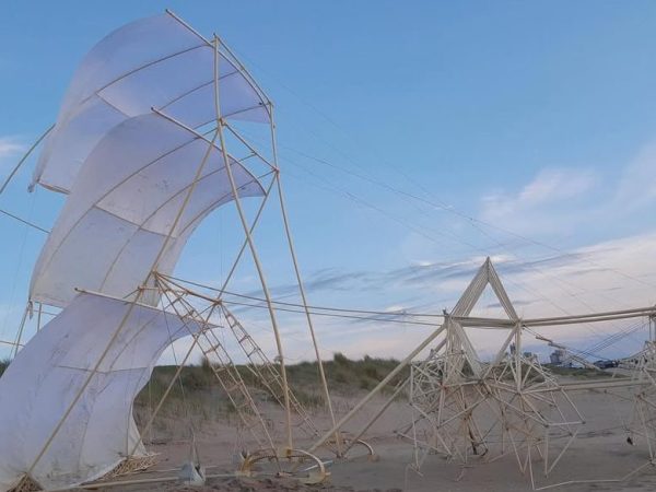 Strandbeests: Τα «ζωντανά» γλυπτά του Theo Jansen περπατούν με τον άνεμο