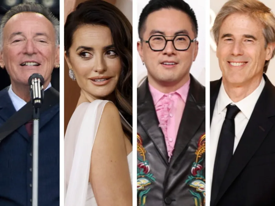 Bruce Springsteen, Penélope Cruz, Bowen Yang και Walter Salles σε κολάζ.