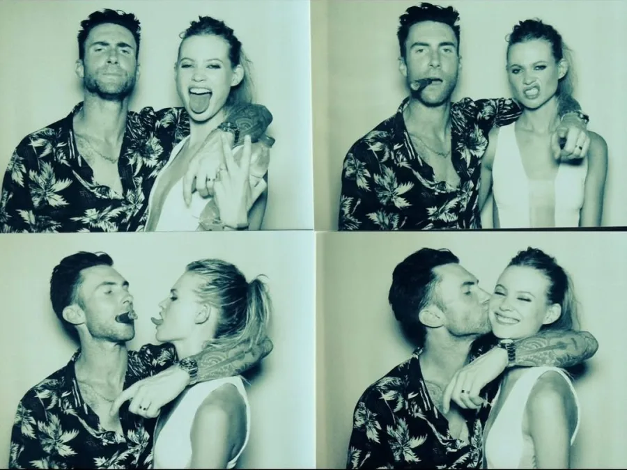 Ο Adam Levine και η Behati Prinsloo σε κοινή τους φωτογραφία για την επέτειο των 11 χρόνων γάμου τους.