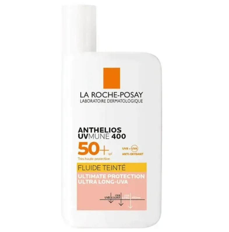 Αντηλιακό La Roche-Posay Anthelios UVMUNE 400 Fluide Teinté SPF50+.