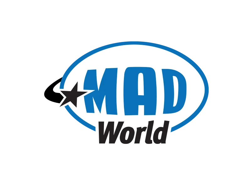Το λογότυπο της εκπομπής MAD World.