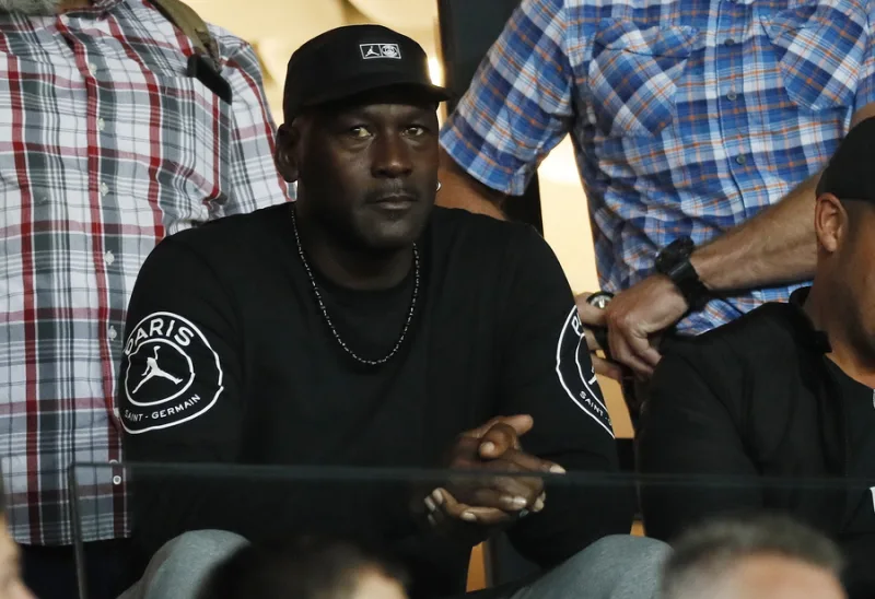 Ο Michael Jordan σε φωτογραφία από το ΑΠΕ-ΜΠΕ, με αφορμή την επίσκεψή του για δείπνο στο Καβούρι.