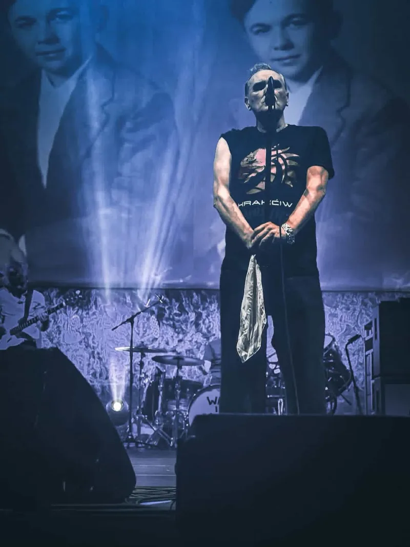 Πορτρέτο του Morrissey από τον επίσημο λογαριασμό του στο Instagram για το Release Athens 2025.