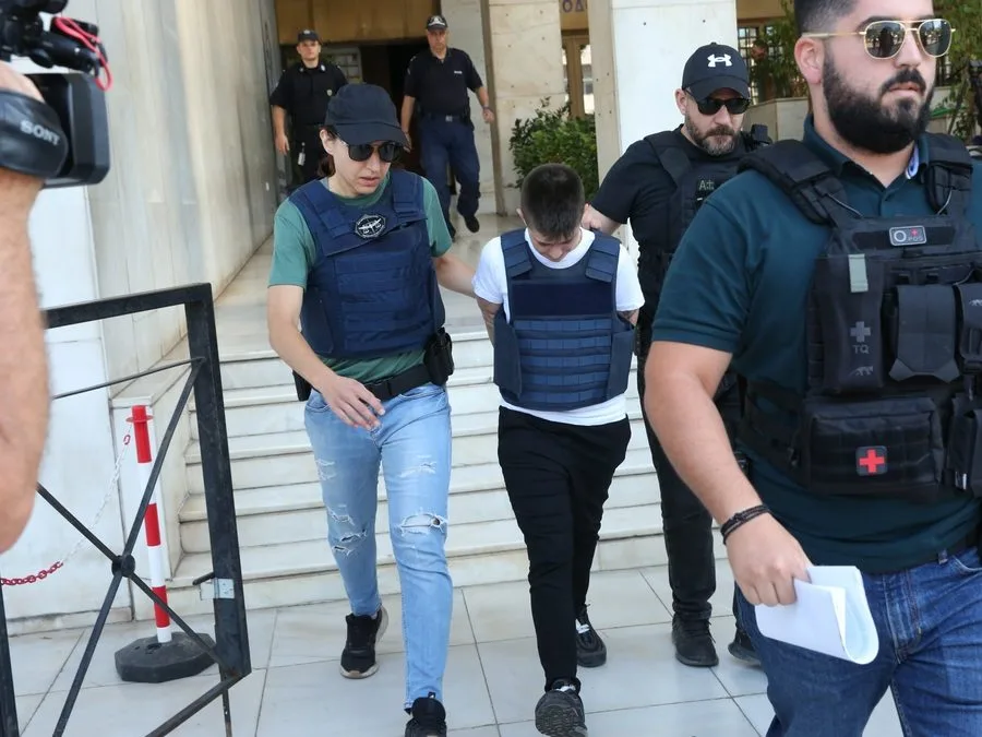 Η Ειρήνη Μουρτζούκου σε φωτογραφία από το ΑΠΕ-ΜΠΕ σχετικά με την υπόθεση των θανάτων βρεφών.