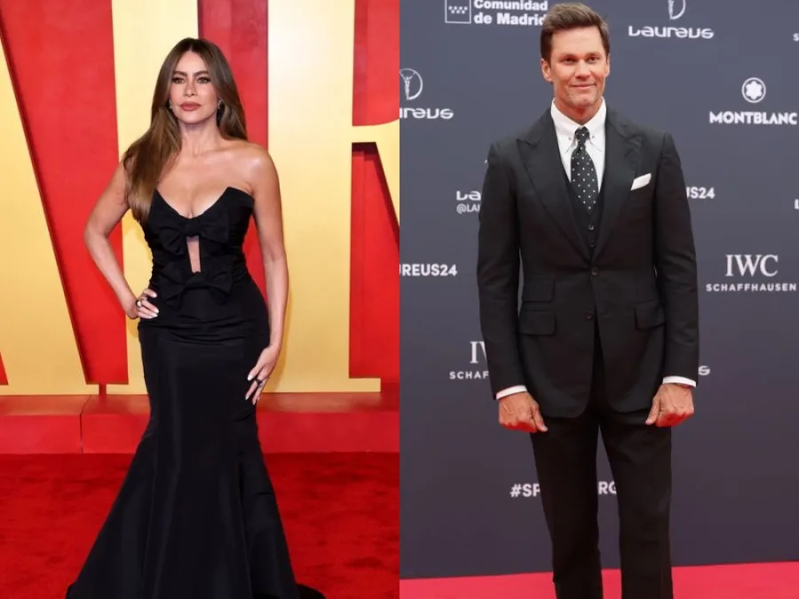 Ο Tom Brady και η Sofia Vergara σε κοινή τους εμφάνιση στην Ίμπιζα.