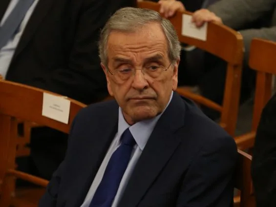 Ο Αντώνης Σαμαράς σε εκδήλωση στο ΕΚΠΑ για τα 50 χρόνια από την τουρκική εισβολή στην Κύπρο.