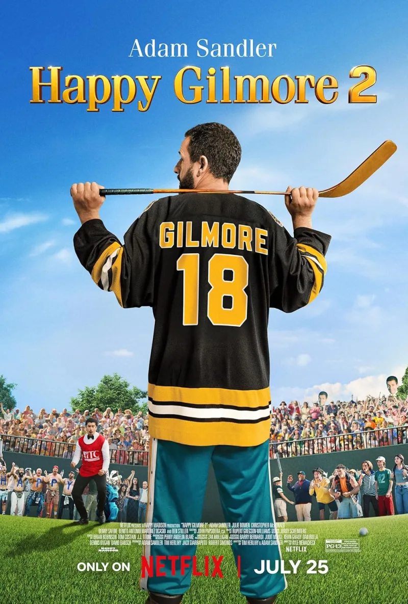 Ο Adam Sandler στην ταινία Happy Gilmore 2 που σημειώνει ρεκόρ streaming στο Netflix.