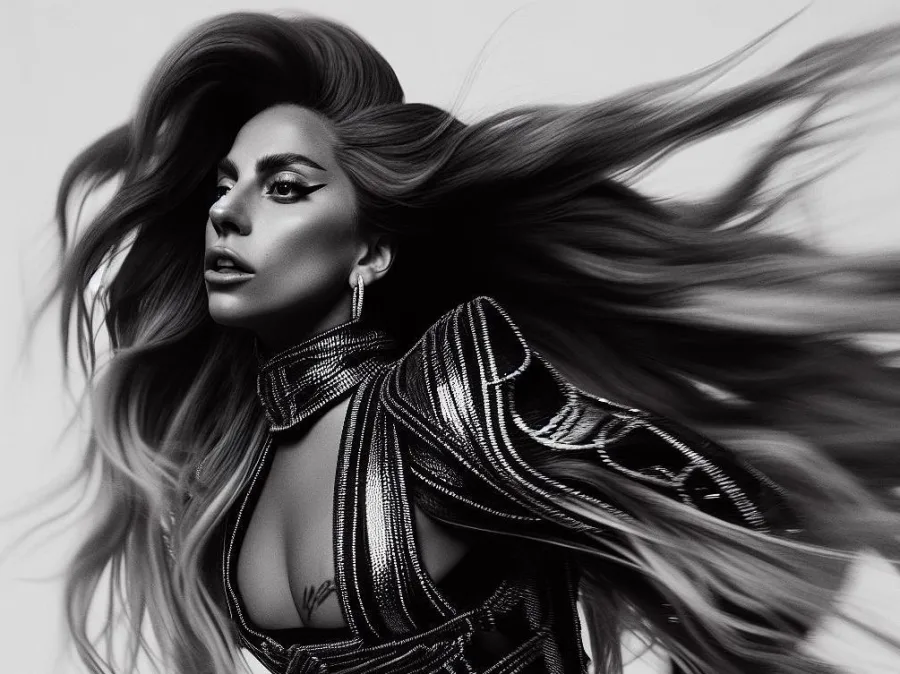 Η Lady Gaga στη σκηνή κατά τη διάρκεια της περιοδείας The Mayhem Ball στο Madison Square Garden.