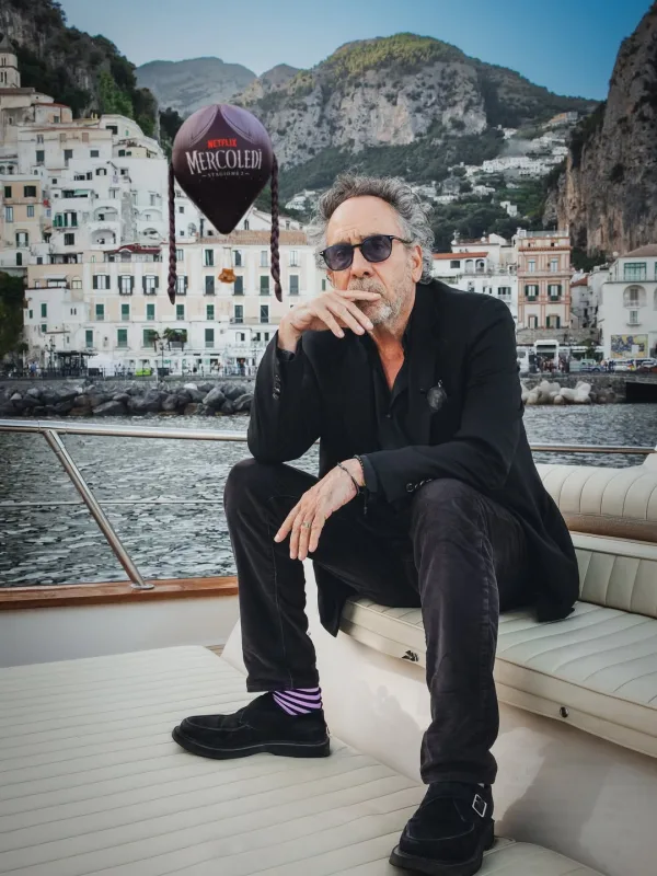Λογότυπο της σειράς Wednesday του Netflix από τον επίσημο λογαριασμό της παραγωγής στο Instagram.