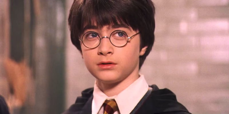 O Daniel Radcliffe ως Harry Potter το 2002