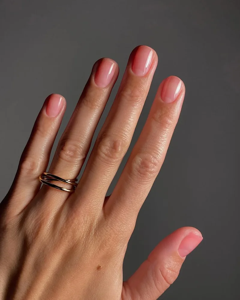 Rose water nails