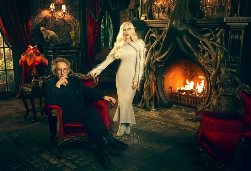Πορτρέτο του σκηνοθέτη Tim Burton από τον επίσημο λογαριασμό του στο Instagram.