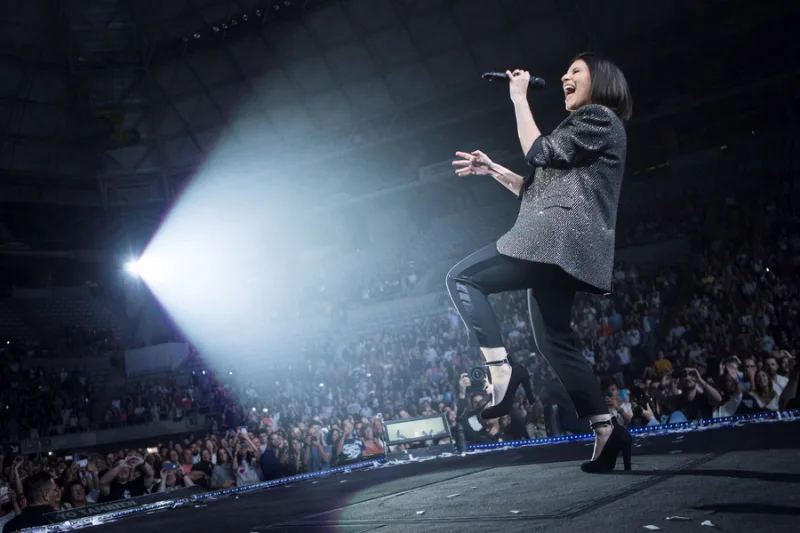 Η Ιταλίδα τραγουδίστρια Laura Pausini, η οποία θα τιμηθεί με το Icon Award του Billboard.