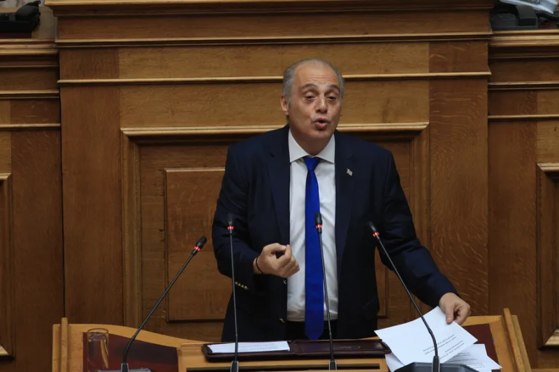 Ο πρόεδρος της Ελληνικής Λύσης, Κυριάκος Βελόπουλος, σε επίσημο στιγμιότυπο.
