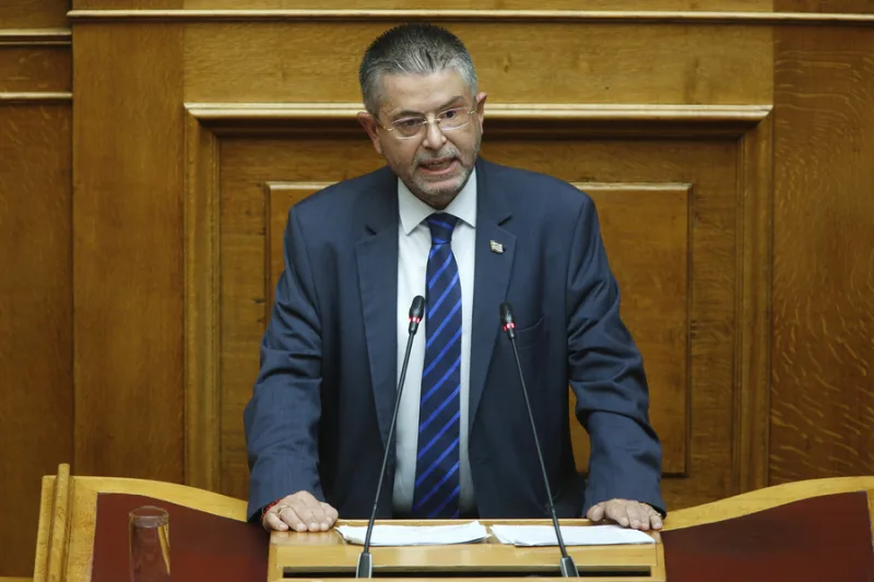 Ο βουλευτής της Ελληνικής Λύσης Παύλος Σαράκης σε φωτογραφία από το ΑΠΕ-ΜΠΕ.
